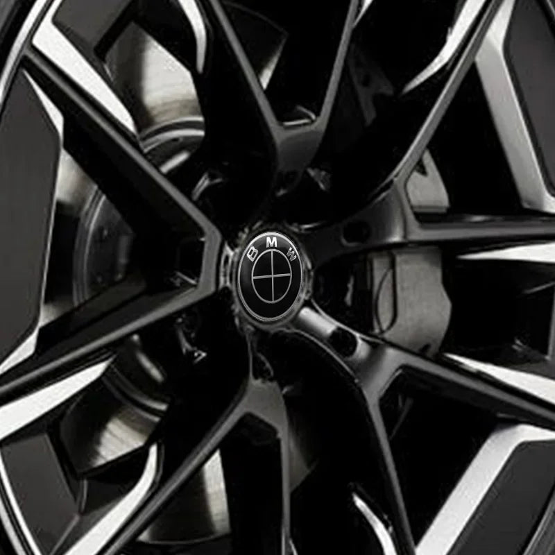 4Pcs 56mm 60mm 65mm Car Wheel Tire Center Emblem Decal For BMW M E90 E60 E46 E39 F10 E87 X3 X4 X1 G30 G20 Cover Hub Caps Sticker