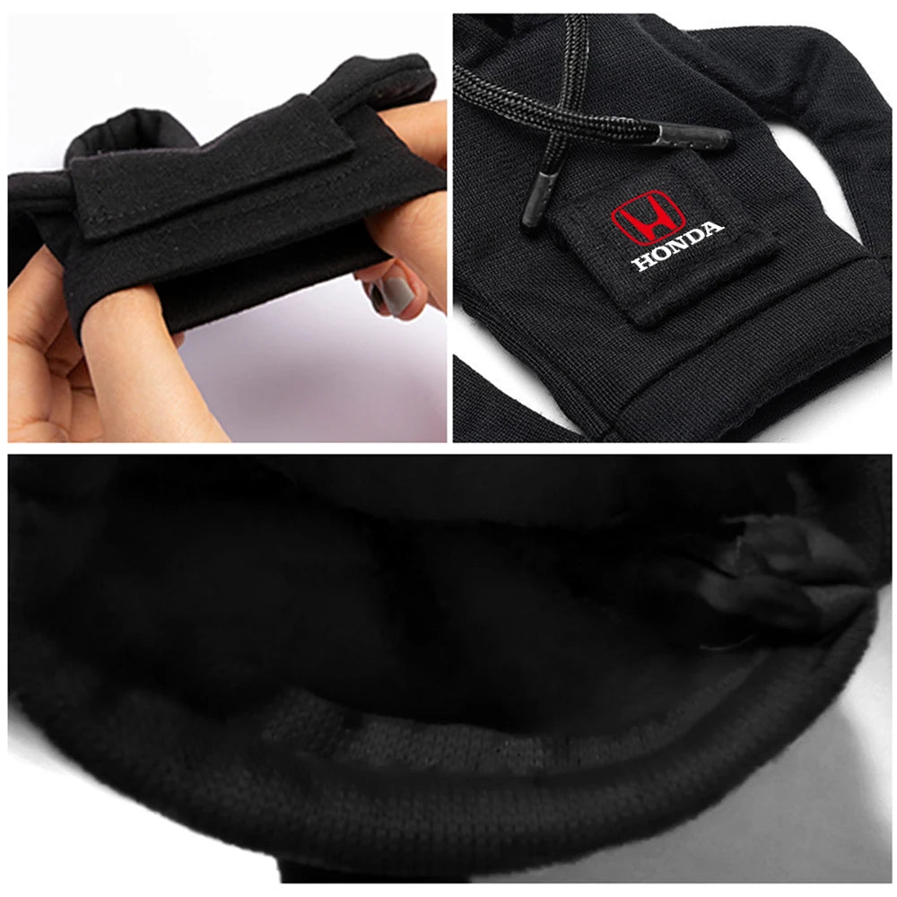 Car Hoodie Change Speed Lever Sweatshirt Handle Gear Shift Knob Cover For Honda Civic CRV Hrv Jazz CITY Accord CR-Z VTEC Vezel
