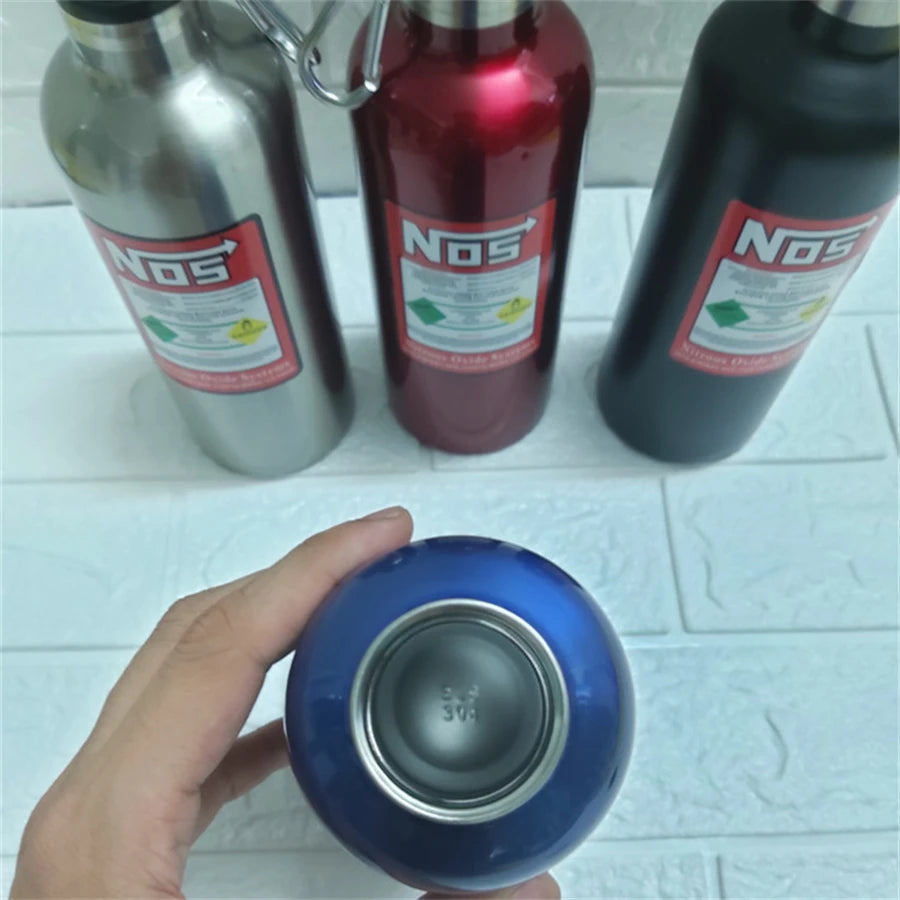 Car Insulation Cup NOS Nitrogen Cylinder Vacuum Stainless Steel Kettle 500ml High-capacity Travel Sports Bottle Water Cup 2025