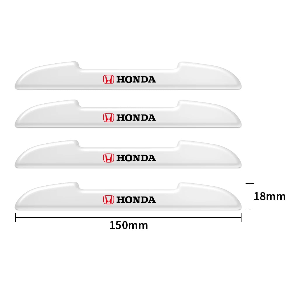 Car Door Edge Transparent Anti Scratch Protection Bumper Scuff Plate Stickers For Honda City HRV Jazz Accord Civic CRV valvecore
