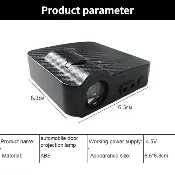 2PCS car door LED welcome light is suitable for BMW M1X1 X2 X3 X4 X5 X6 X7 car lamp wireless light induction lamp accessories.