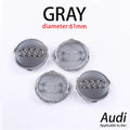 Audi Wheel Center Cap Hub Covers 60-69mm – A3 to Q8