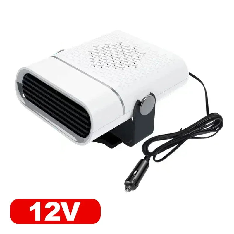 Car Heater Fan 150W 12V/24V Car Heater Electric Cooling Heating Auto Windshield Defroster Defogging Demister Car Anti-Fog Heater