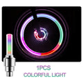 LED Bicycle Valve Light, Neon Bicycle Spoke Light, Bicycle Tire Valve Light, Night Riding Warning Light Bicycle Accessories