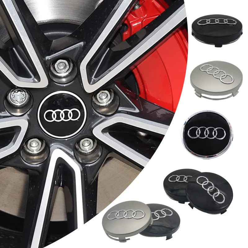 Audi Wheel Center Cap Hub Covers 60-69mm – A3 to Q8