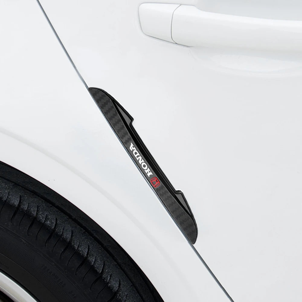 Car Door Edge Transparent Anti Scratch Protection Bumper Scuff Plate Stickers For Honda City HRV Jazz Accord Civic CRV valvecore