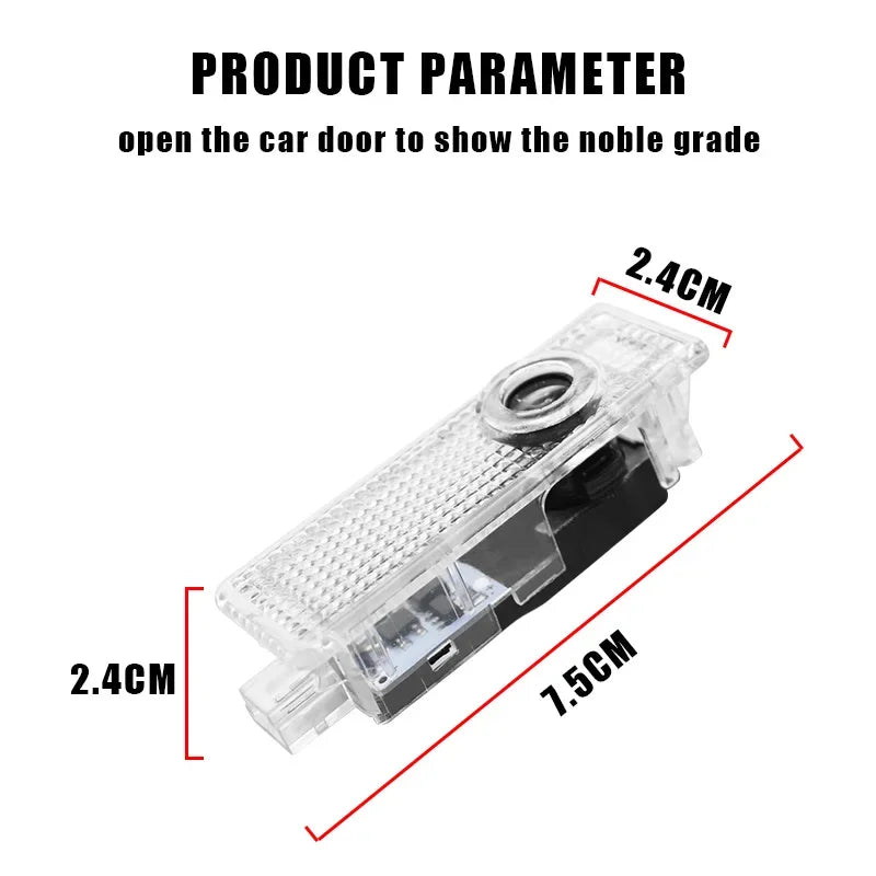 2Pcs For BMW E89 E88 E72 F16 F18 E63 E64 F13 F12 E65 E66 E67 E68 Car LED Welcome Lamp BMW Logo Door Ghost Shadow Light Projector