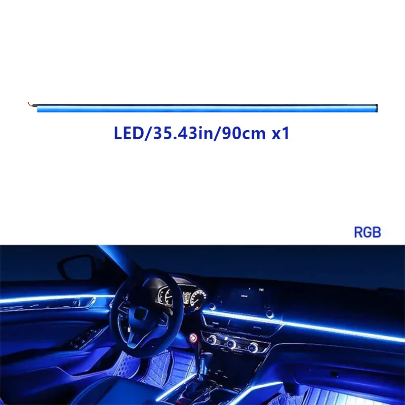 Premium Car Interior Ambient Light Kit – 64 Color App Control