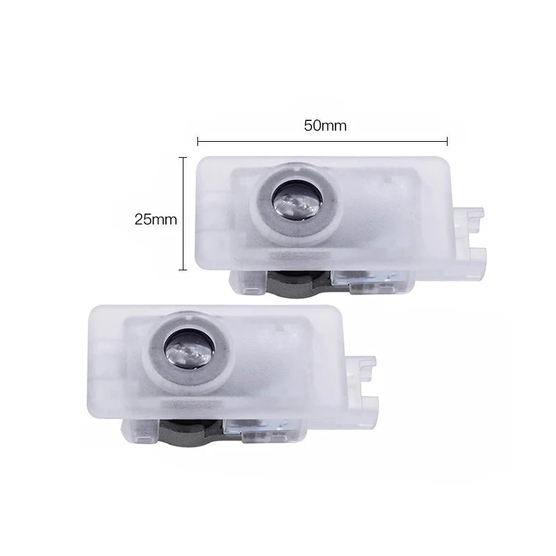 2Pcs Car Emblem Welcome Lights Auto Door Projector Lamps Accessories Ornaments For BMW M M3 M4 M5 G42 G30 G20 E39 E36 E87 E53