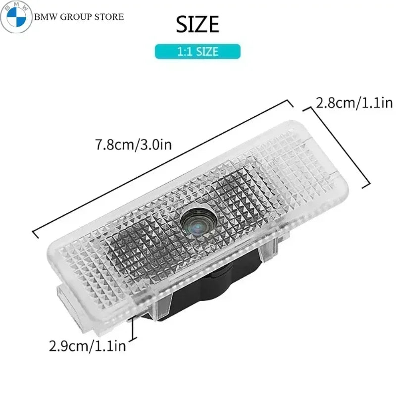 2/4p Applicable to the door LED welcome light E39 of BMW Group 1999-2006 x5 x52 e53 1995-2002 528i 1998 z8.Quick delivery