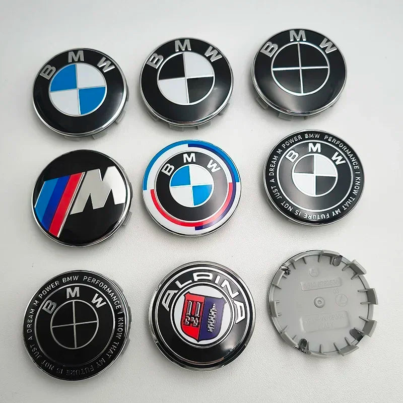 4Pcs 68mm Automobile hub center cover  for BMW E46 E39 E60 E90 E53 E36 E30 E87 F10 F30 X1 X3 x5 X6 x7 decoration accessories