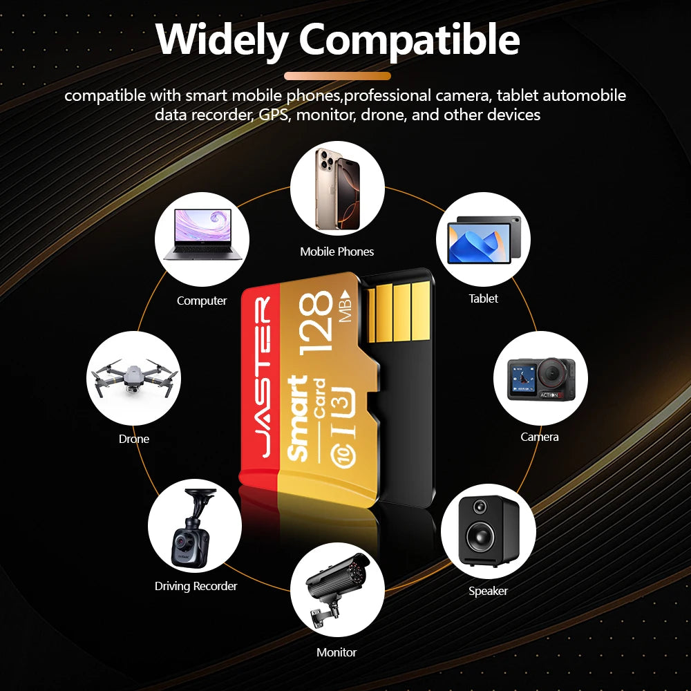Gold Mini SD Memory Card