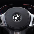 4.5cm Car Steering Wheel Center Emblem Sticker Badge For BMW 50th M E46 E90 E87 F30 F20 F10 G20 G30 X1 X3 X5 Interior Logo Decal