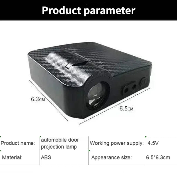 2PCS car door LED welcome light is suitable for BMW M1X1 X2 X3 X4 X5 X6 X7 car lamp wireless light induction lamp accessories.