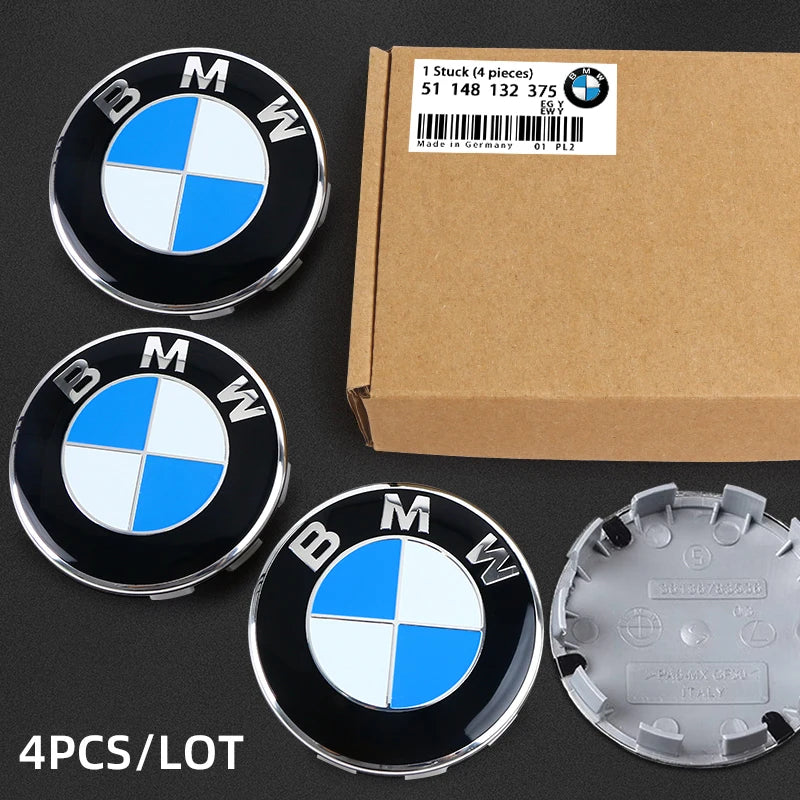 4Pcs 68MM Car Styling Wheel Center Cap Hub Covers For BMW G32 G30 G01 G02 G05 G06 G07 G26 G23 G22 F40 F20 Badge Accessories