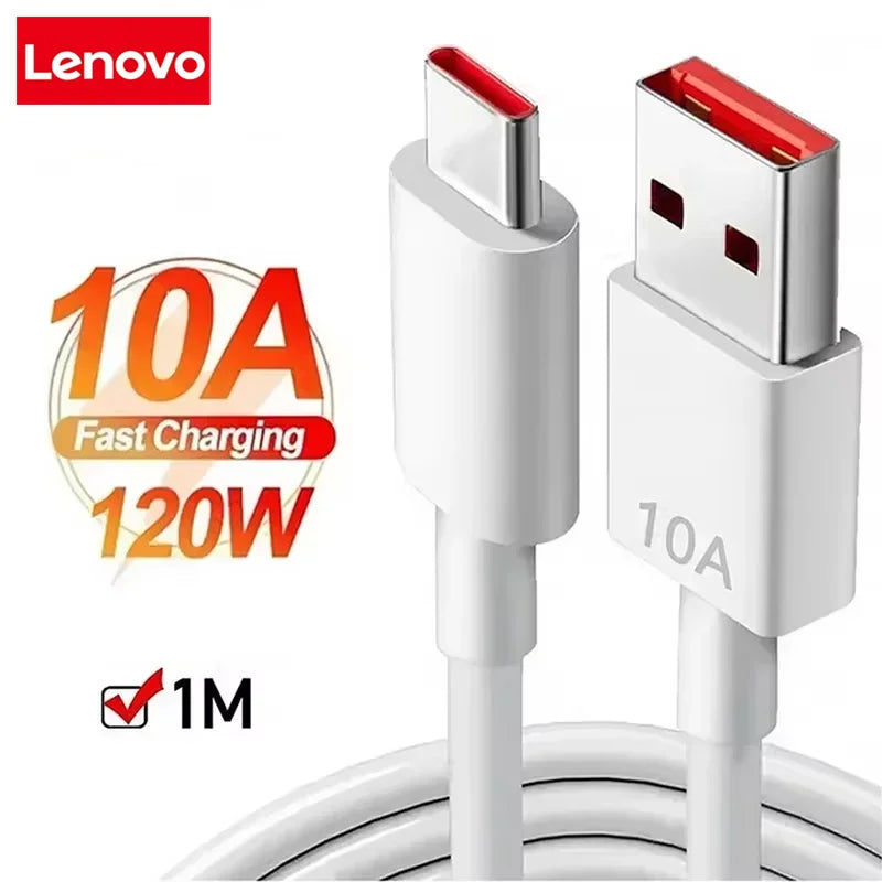 Lenovo Solar Power Bank 200000mAh – Built-in Cables