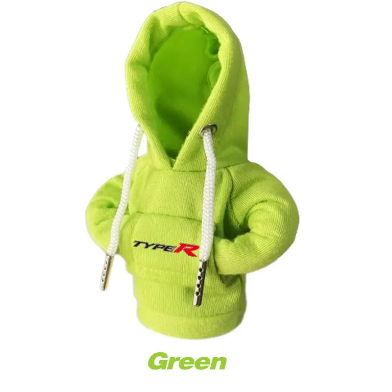 Hoodie Car Gear Shift Knob Cover Manual Handle Change Lever Cover For Honda TYPER Civic XR-V HR-V Accord Odyssey Auto Styling