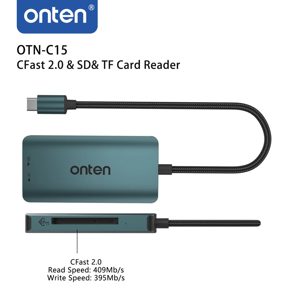 ONTEN Type-C CFast SD Card Reader
