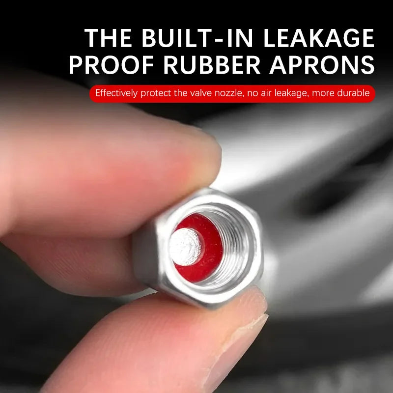 Audi 3D Metal Tire Valve Caps – S Line A1-Q8