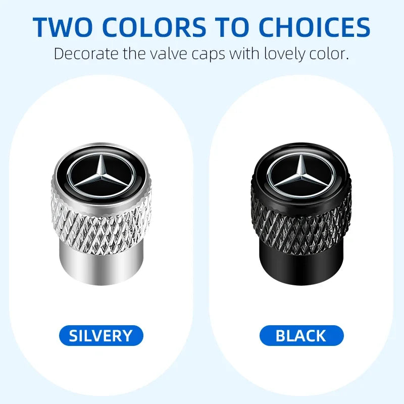 For W206 Class C200L CLA GLA Mercedes Benz W203 W220 W213 W211 W212 W201 Car Wheel Tire Valve car accessories