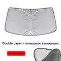 For Tesla Model 3 Y S X YL Juniper 2025-2020 2026 Thicken Front Windshield Sunshade Sun Shade Anti-UV Sun Shading Screen Cover