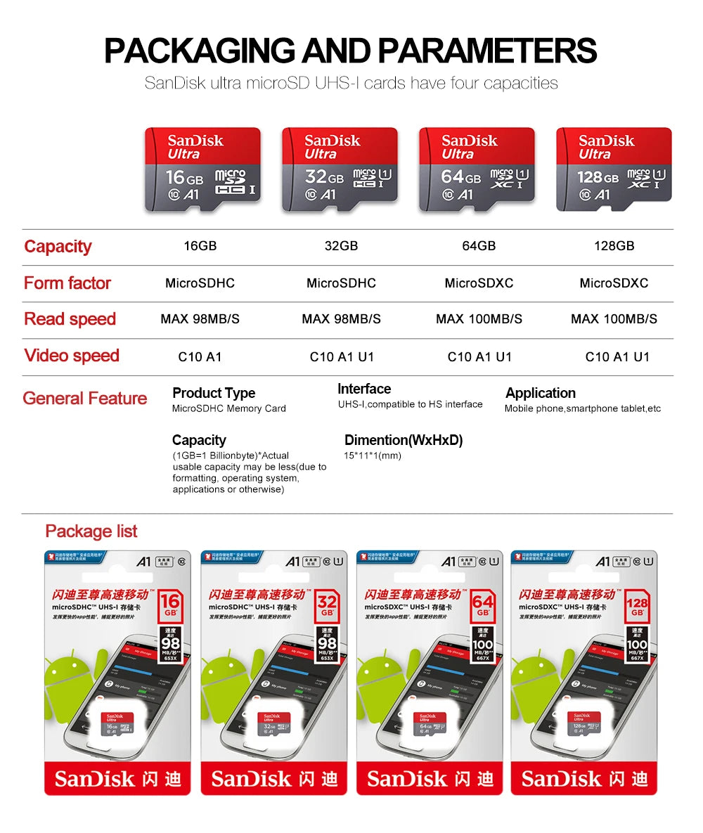 SanDisk Micro SD Card