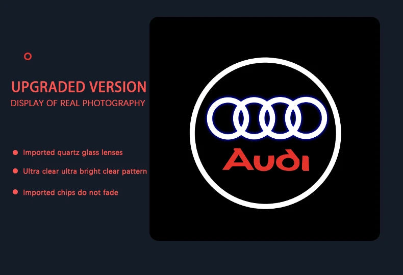 Audi LED Logo Laser Door Light – Quattro S Line