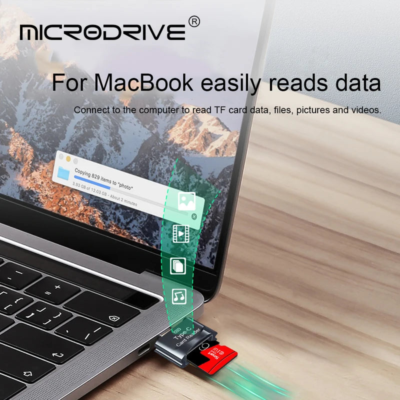 USB-C SD Card Reader Adapter
