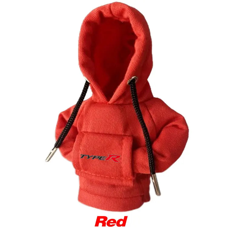 Hoodie Car Gear Shift Knob Cover Manual Handle Change Lever Cover For Honda TYPER Civic XR-V HR-V Accord Odyssey Auto Styling