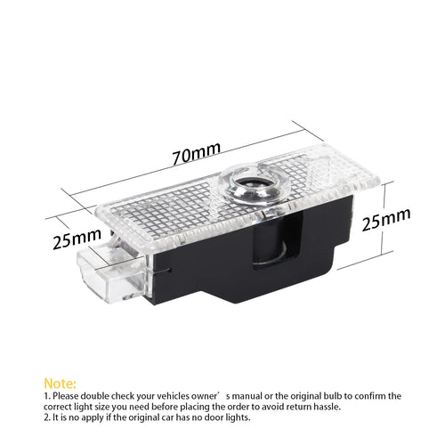 2 LED Car Door Logo Projector Ghost Shadow Welcome Light For BMW E60 E90 F10 F30 E92 E93 E46 E91 E61 F07 F11 F18 E63 Accessories