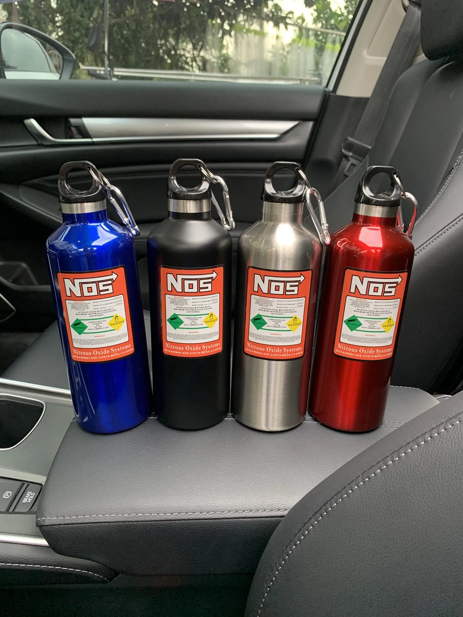 Car Insulation Cup NOS Nitrogen Cylinder Vacuum Stainless Steel Kettle 500ml High-capacity Travel Sports Bottle Water Cup 2025