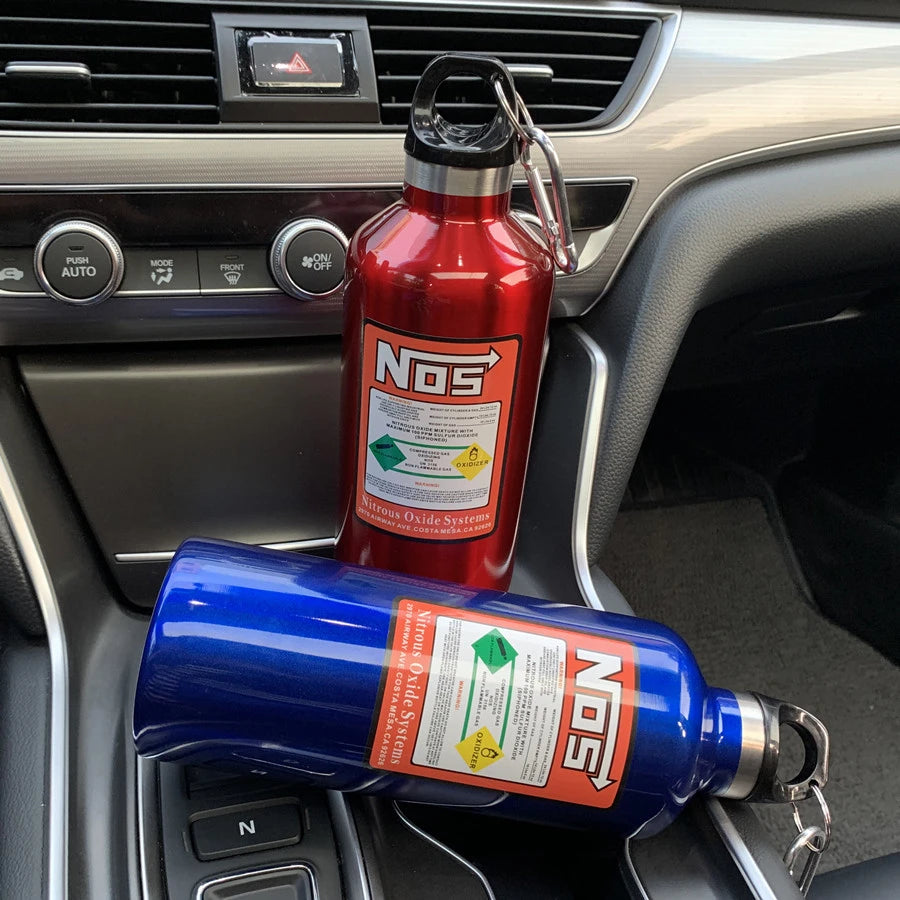 Car Insulation Cup NOS Nitrogen Cylinder Vacuum Stainless Steel Kettle 500ml High-capacity Travel Sports Bottle Water Cup 2025