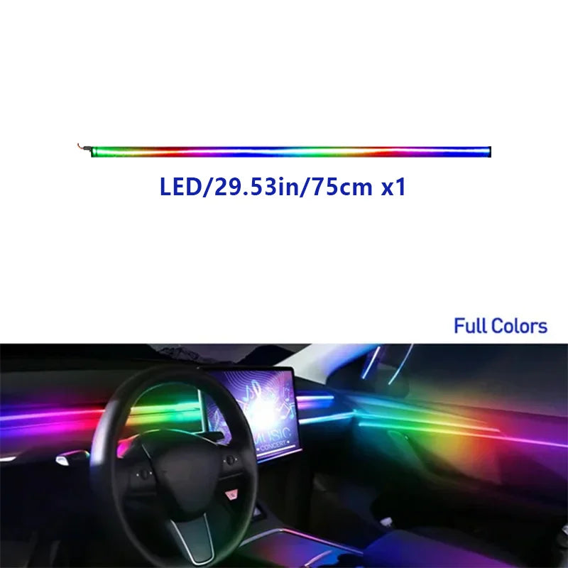 Premium Car Interior Ambient Light Kit – 64 Color App Control