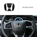 Car Logo Badge Front Grille Trunk Steering Wheel Decoration Accessories For Honda Fit GK5 HRV Vezel Accord Civic Cars Emblem