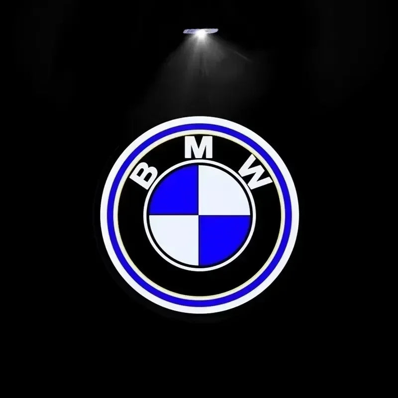 2pcs car door LED high-definition welcome lamp projection lamp is suitable for BMW original standard LOVE M floor lamp.