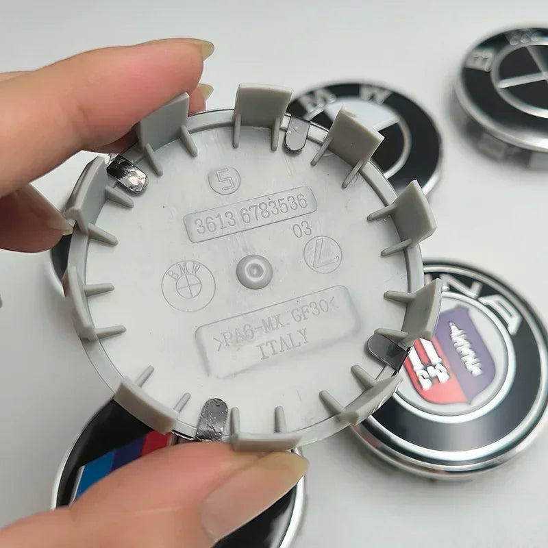 4Pcs 68mm Automobile hub center cover  for BMW E46 E39 E60 E90 E53 E36 E30 E87 F10 F30 X1 X3 x5 X6 x7 decoration accessories