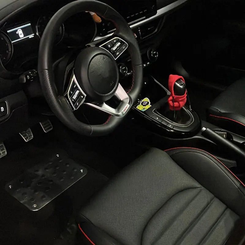 Hoodie Car Gear Shift Knob Cover Manual Handle Change Lever Cover For Honda TYPER Civic XR-V HR-V Accord Odyssey Auto Styling