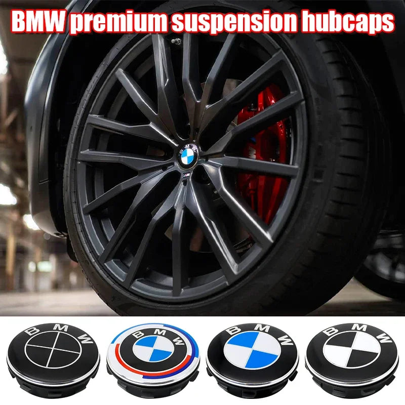 4Pcs 68mm 56mm Floating Wheel Center Cap For BMW E39 E46 E60 Replacement Hubcaps F45 F46 F48 F49 F39 F90 Auto Tuning Accessories