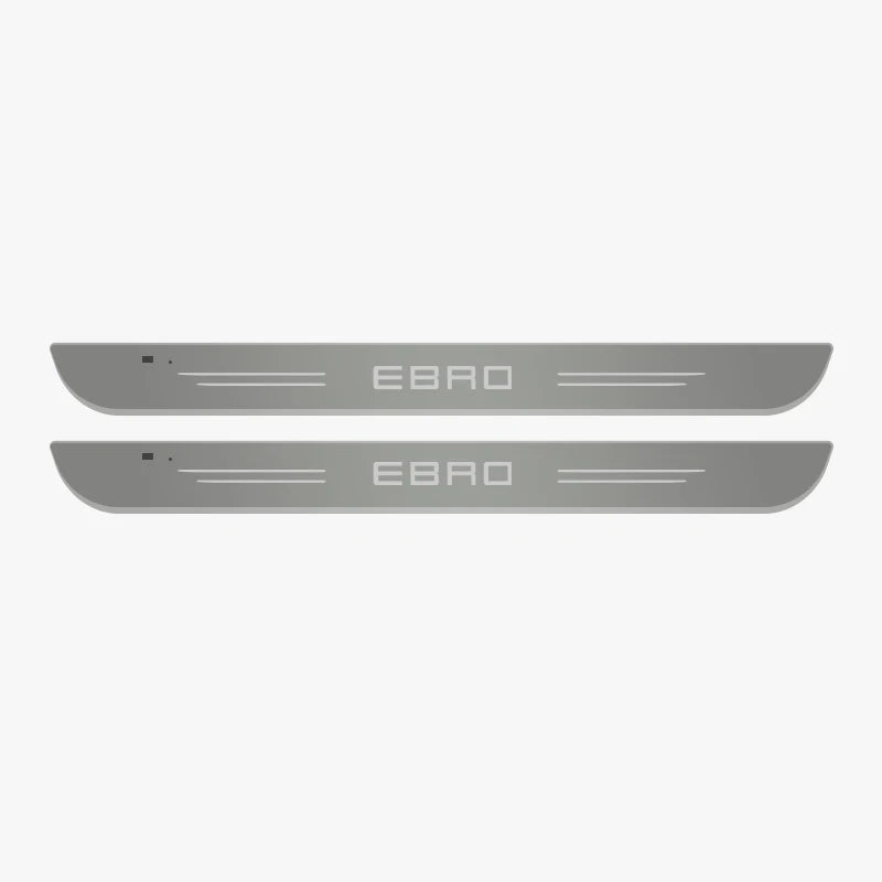 USB Power Moving LED Welcome Pedal Car Scuff Plate Door Sill Light For EBRO S400 EBRO S700 EBRO S800 2025 Car Auto Accessories