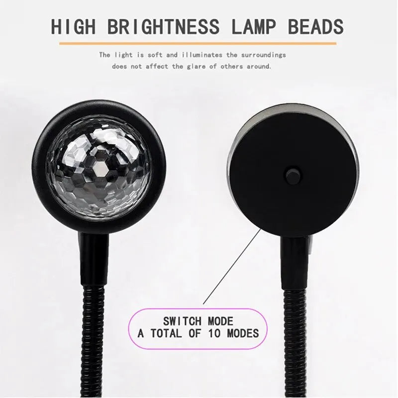 Voice Control Romantic LED Starry Sky Night Light 5V USB Powered Galaxy Star Projector Lamp for Car Roof Kids Room Decor Lights