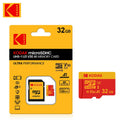 KODAK Micro SD Card U3 V30 128GB 256GB 64GB 4K High Speed TF Card for Phone Camera Drone Original TYPE-C Reader