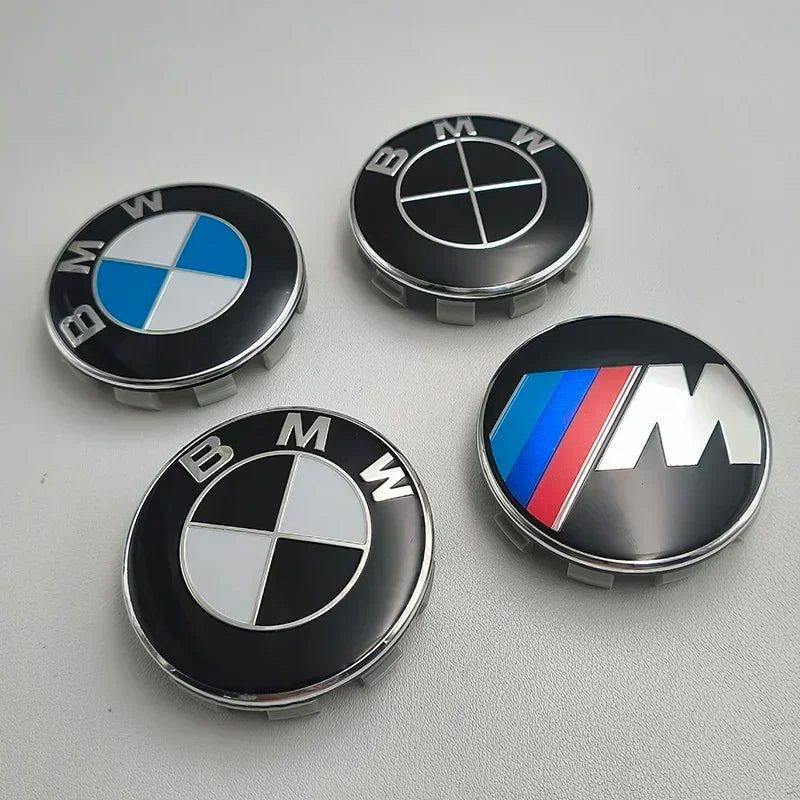 4Pcs 68mm Automobile hub center cover  for BMW E46 E39 E60 E90 E53 E36 E30 E87 F10 F30 X1 X3 x5 X6 x7 decoration accessories