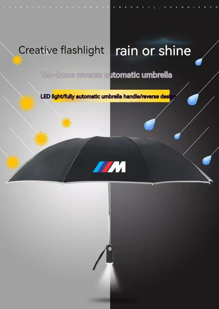 Car Automatic Folding Sun Protection Umbrella Reflective Sunshade For BMW M X1 X3 X4 X5 X6 F10 F15 F25 F30 E36 E39 E46 E87 E90