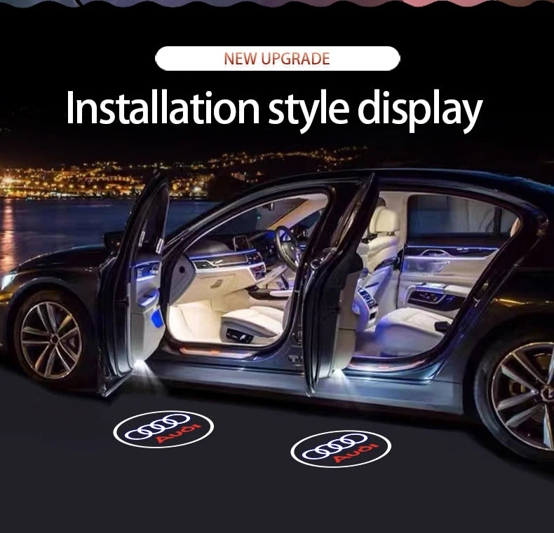 Audi LED Logo Laser Door Light – Quattro S Line