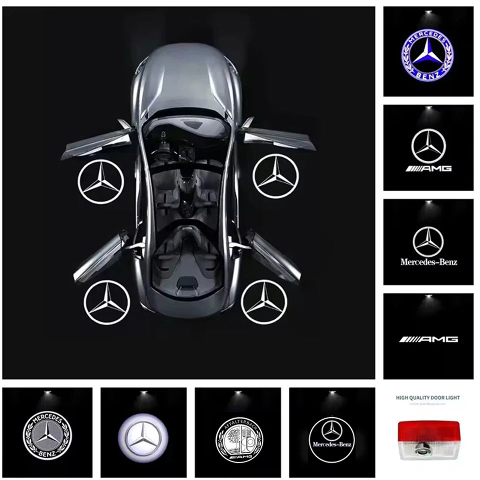 For Mercedes Benz X166 H247 X156 X253 C253 X167 W464 W176 W177 W246 W205 W212 W213 W167 W166 LED Car Door Welcome Warning Light