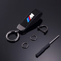 Suede Kaychain For BMW M Emblem E46 E36 E34 F10 E90 F30 E60 F30 E53 E30 E92 E87 Car Key Ring Holder Pendent High-end Gifts
